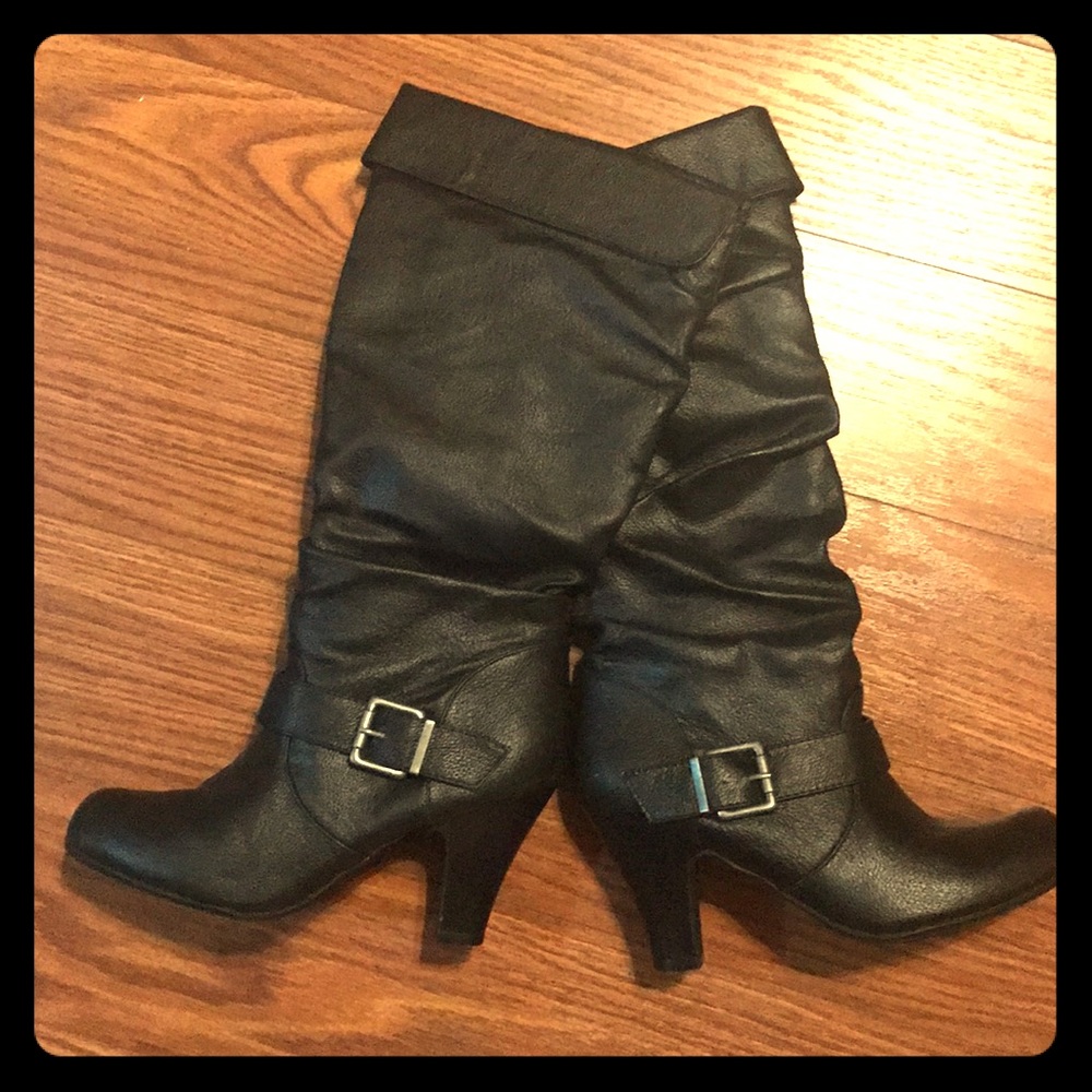 Heeled boots.